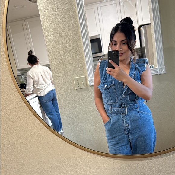 Blank NYC sleeveless denim jumpsuit - Picture 2 of 7